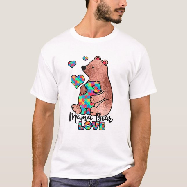Mama Bear Love Gifts T-Shirt (Front)