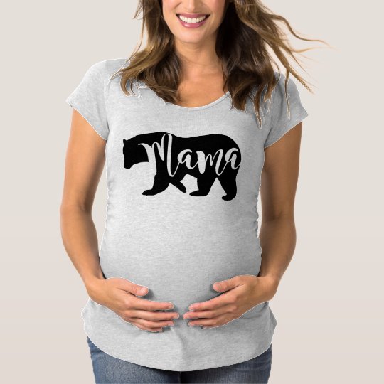 Mama Bear Maternity T-Shirt | Zazzle.com