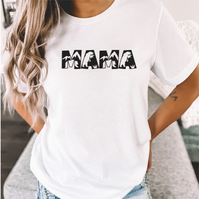 Mama Bear Minimalist Mountain Mother's T-Shirt (Creator Uploaded)
