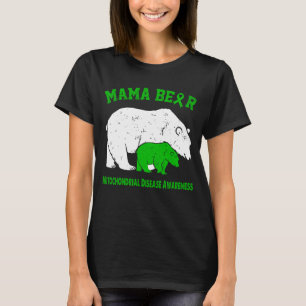 Mama Bear MITOCHONDRIAL DISEASE Awareness T-Shirt