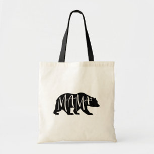 Mama Bear Modern Graphic and Typography Tote Bag