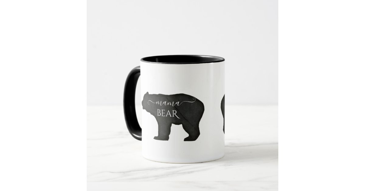 Rustic Mugs, Mama Bear Mug, Coffee Cups, Father's Day Gifts, Cup