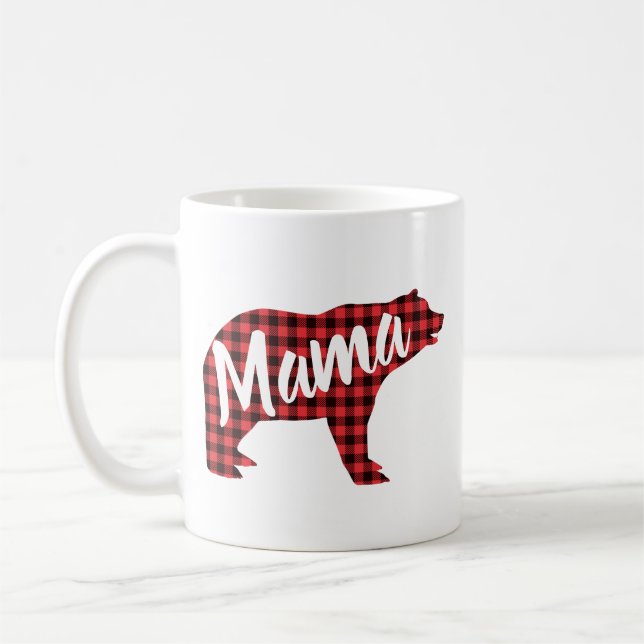 Mama Bear mug, Mum mug, Mama Bear, Mammy mug, Gift Coffee Mug (Left)
