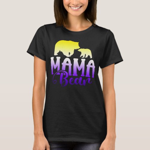 Mama Bear Non Binary Trans Queer Pride Month  T_Shirt