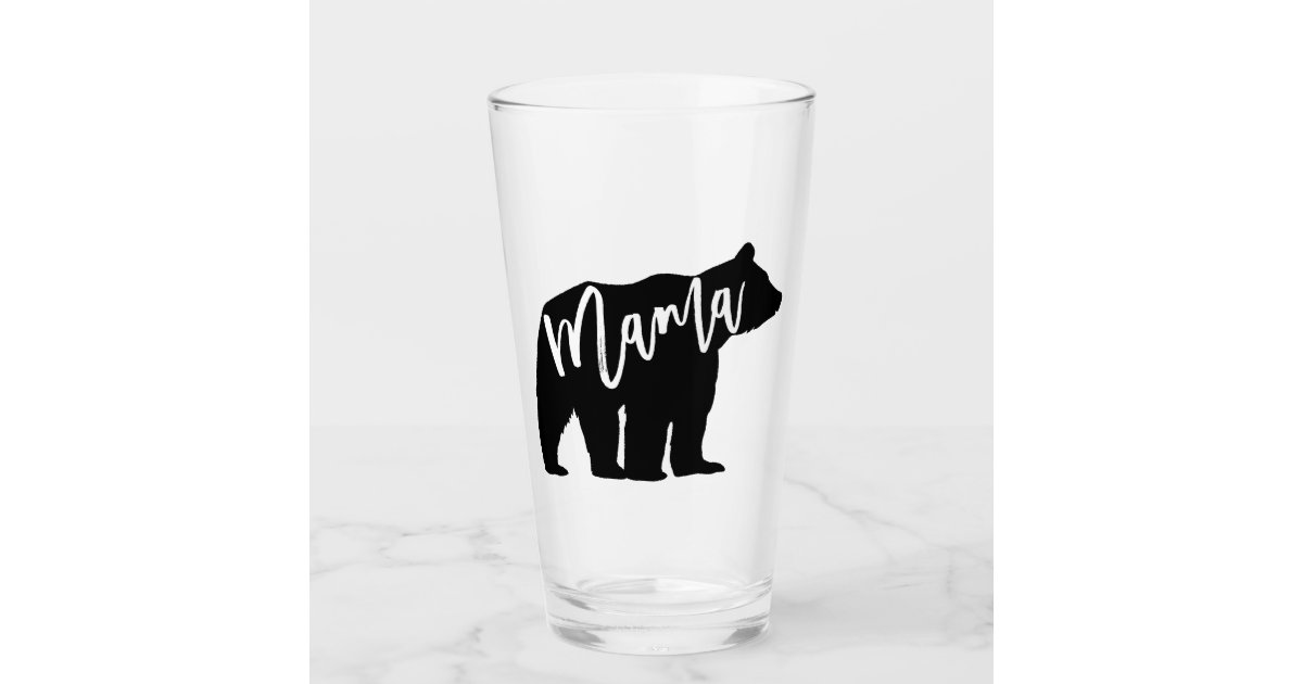 Personalized Glass Cup Mama Beer Can Glass With Lid and 