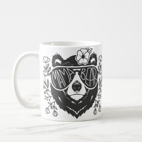 Mama Bear Png JPG Pdf Files Mama Baby Bear Coffee Mug