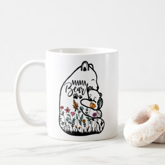 Mama Bear Png JPG Pdf Files, Mama Baby Bear Coffee Mug