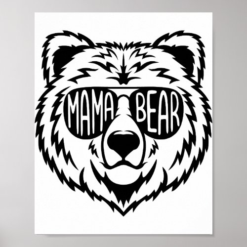 Mama Bear Png JPG Pdf Files Mama Baby Bear  Poster