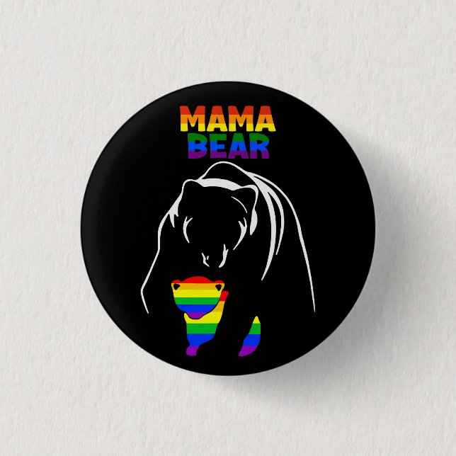 Mama Bear Pride Button (Front)