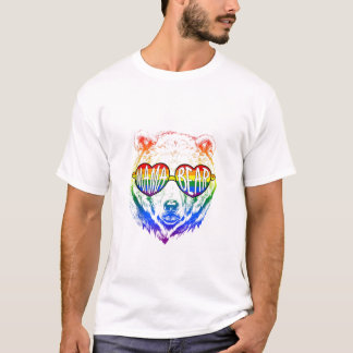 Mama Bear Rainbow Sunglasses T-Shirt