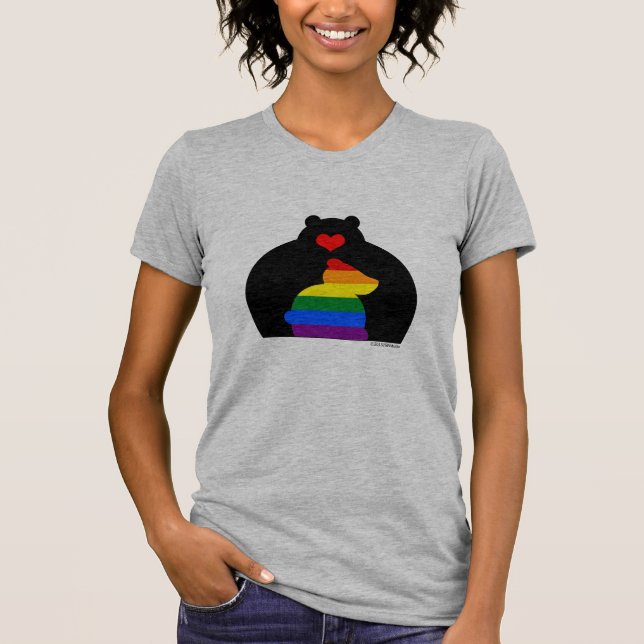 Mama Bear Rainbow Tee (Front)