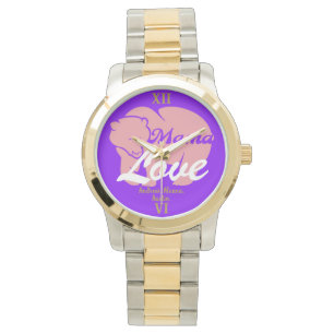 Mama Bear Simple & chic Names Personalized Custom Watch