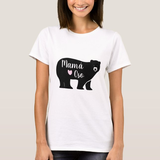 Mama Bear Spanish T-Shirt  (Front)