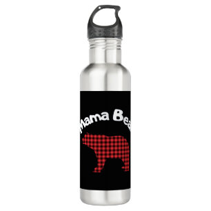 Mama Bear Stainless Steel Water Bottle