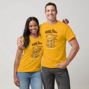 Mama Bear Strong and Soft – Cute Motherhood Design T-Shirt