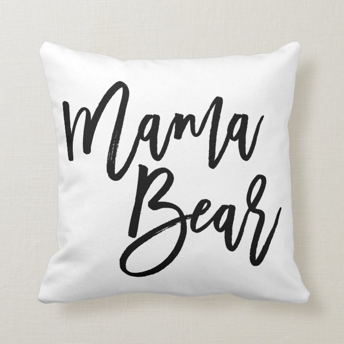 mama bear pillow