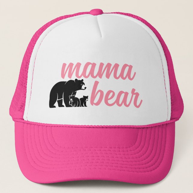 Mama bear trucker hat (Front)