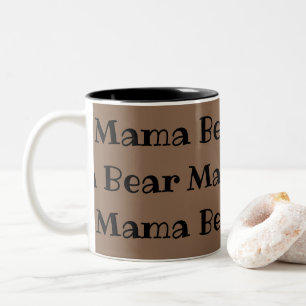 Mama Bear Two-Tone Coffee Mug