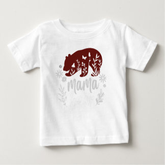 Mama Bear white infant jersey T-shirt
