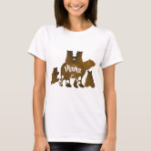 Mama Bear with Four Cubs mom t-shirts