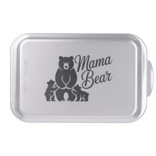Mama Bear with Cubs Cute Family Bear Cake Pan