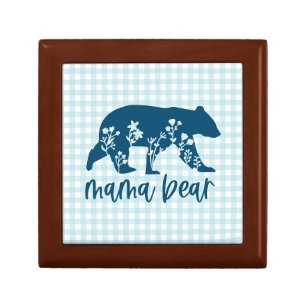 Mama Bear with Flowers Mother's Day Gift Box