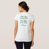 Mama Bears Fighting Childhood Cancer Women's Vee T-Shirt (Back Full)