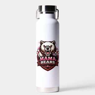 Mama Bears Women’s Bowling Team Logo Water Bottle