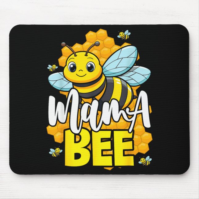Mama Bee Family Bee First Bee Day Outfits  Mouse Pad (Front)