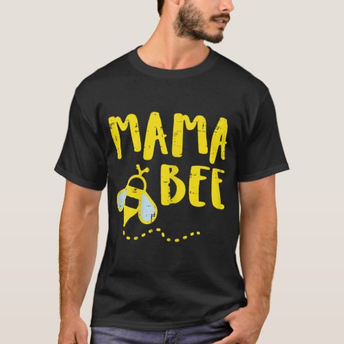 Mama Bee Family Matching Beekeeper Mom Mommy Women T_Shirt