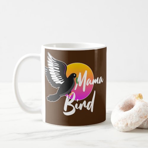 Mama Bird Retro Mothers Day  Coffee Mug