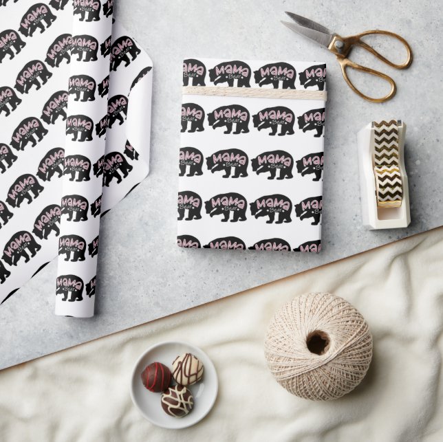 Mama Black Bear Wrapping Paper (Crafts)