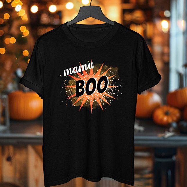 Mama Boo | Orange Halloween T-Shirt (Creator Uploaded)