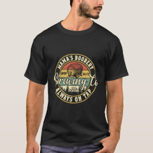 Mama Boobery Breastfeeding Brewery New Mom Brewing T-Shirt