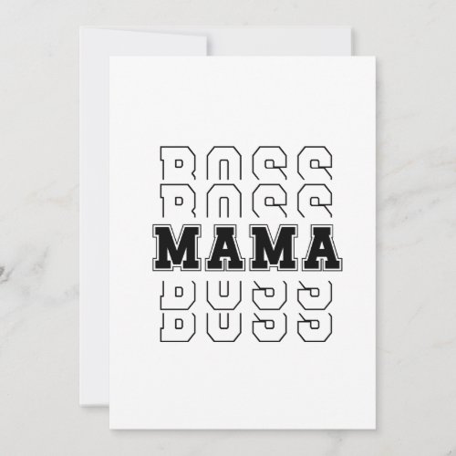 Mama boss invitation
