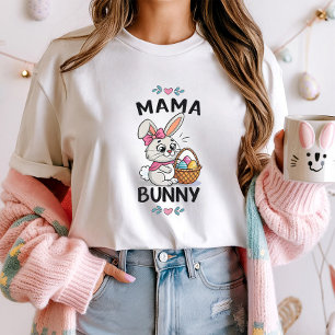 Mama Bunny Easter Tee; Cute Family Matching Easter T-Shirt