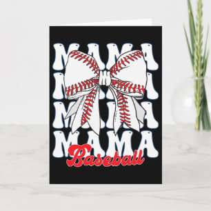 Mama Bysebyll Coquette Bow Game Day Bysebyll Mom M Card