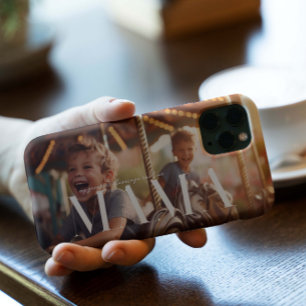 Mama Chic Boho Lettering & Photo iPhone 15 Pro Case