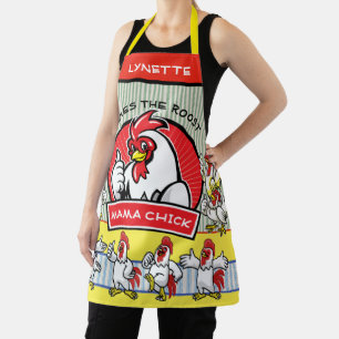 MAMA CHICK RULES THE ROOST Apron