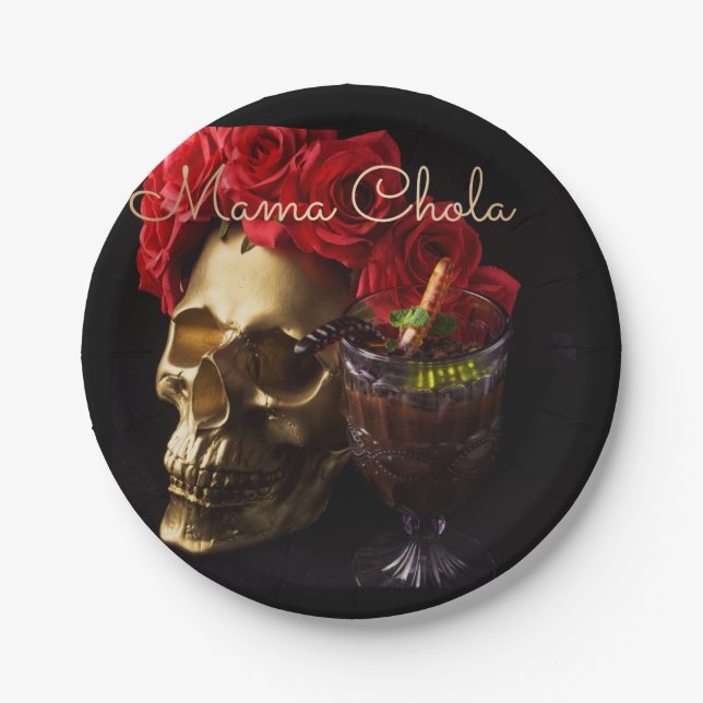 Mama chola paper plates (Front)