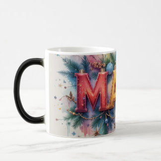 Mama Christmas ornaments Color Morph Mug