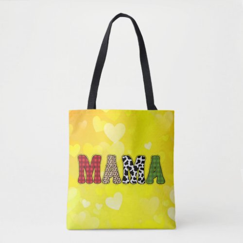 Mama Christmas Plaid Pattern _ Christmas Designs  Tote Bag