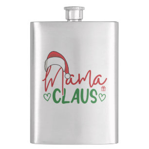 Mama Claus Christmas Design-60094 Flask