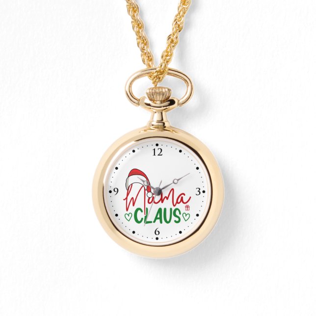Mama Claus Christmas Design-60094 Watch (Front)