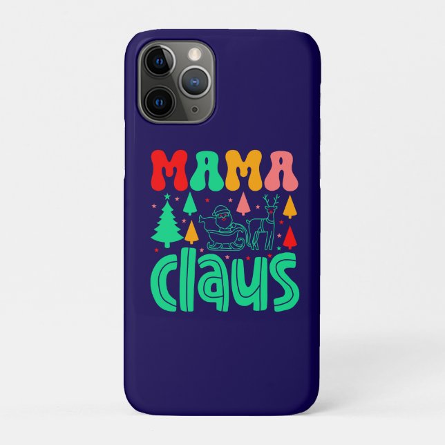 Mama Claus Christmas Design-60097 Case-Mate iPhone Case (Back)