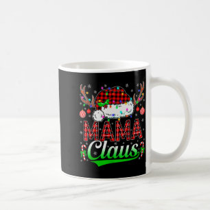 Mama Claus Christmas Lights Matching Family Xmas P Coffee Mug