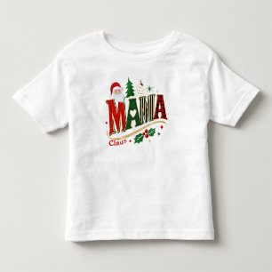 Mama Claus, Christmas Mom Toddler T-shirt