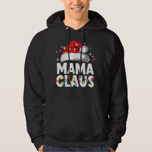 Mama Claus Matching Family Pajamas Funny Christmas Hoodie