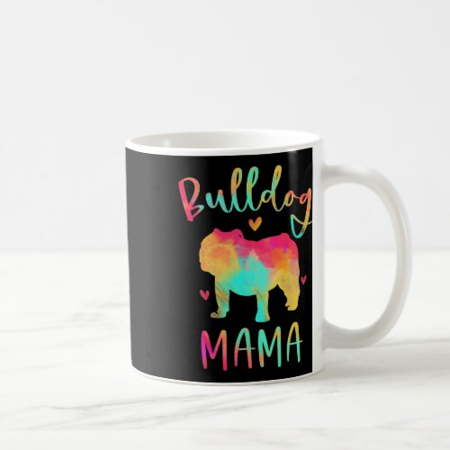 Mama Colorful English Bulldog Gifts Dog Mom  Coffee Mug