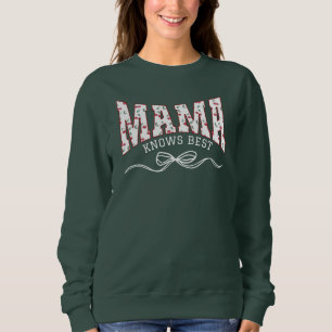 MAMA Coquette Cherries Personalized Sweatshirt